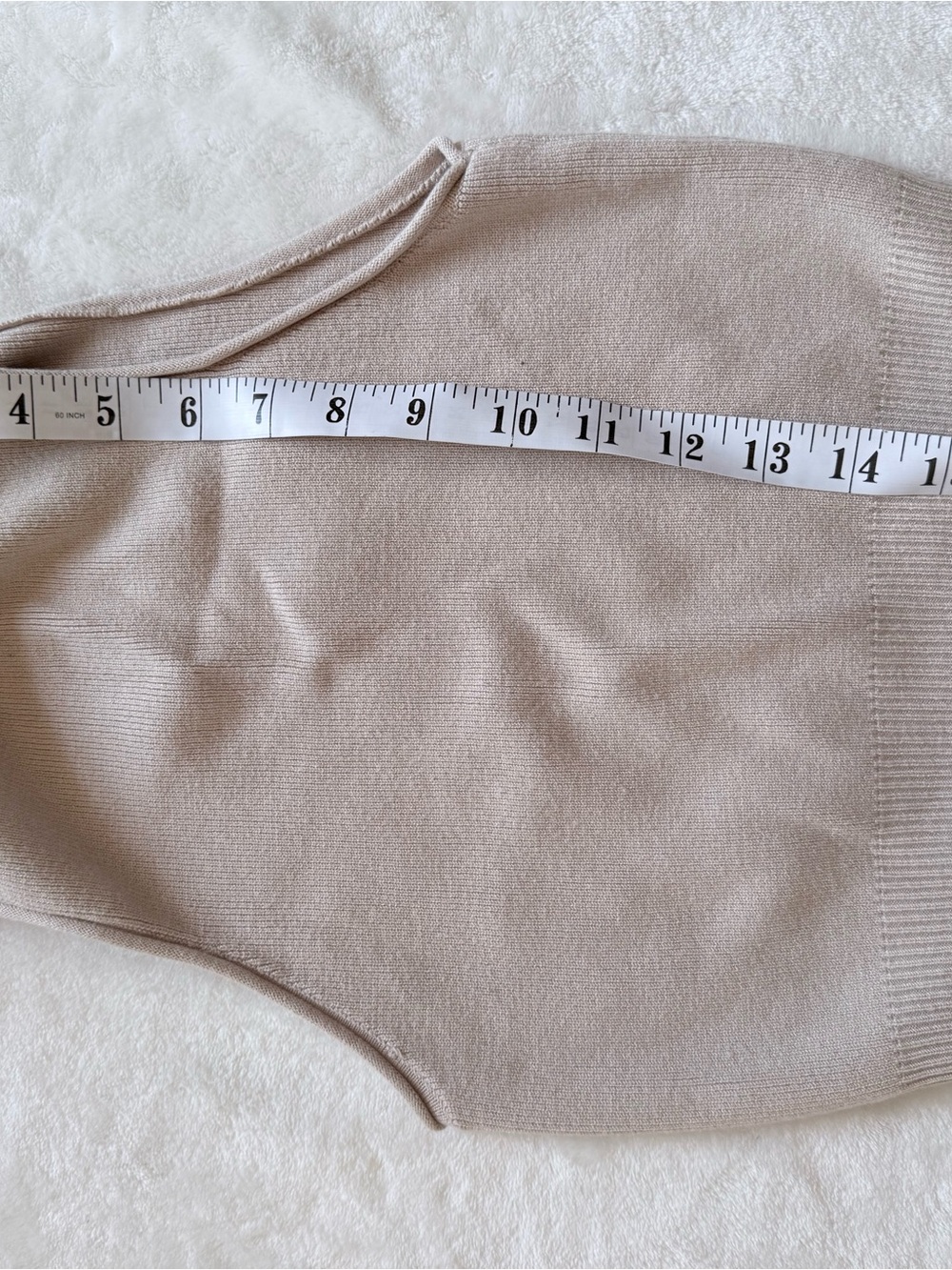 Dynamite Neutral Beige Ribbed Knit Tank Top - Picture 4 of 6